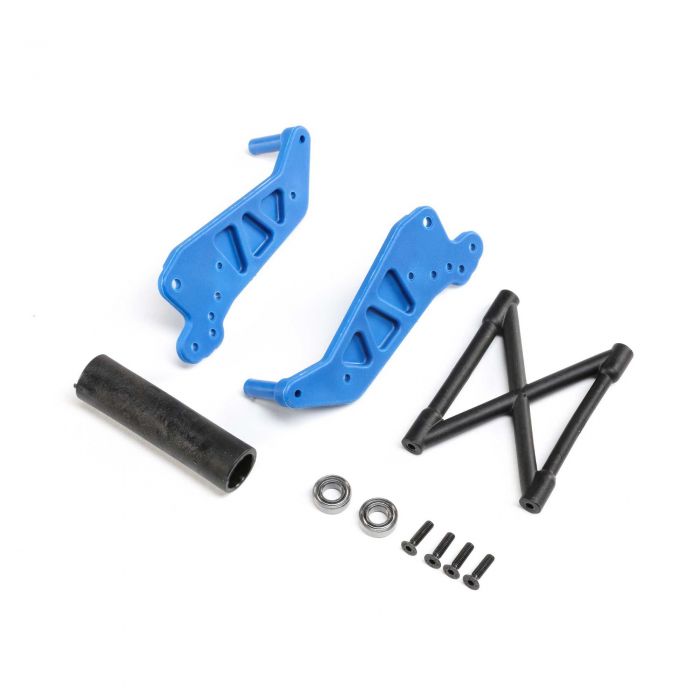 Losi Blue Wheelie Bar Set, LMT