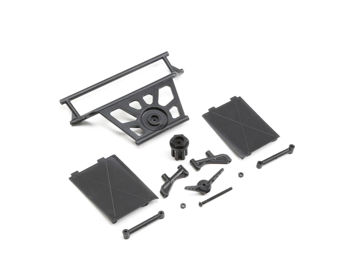 Losi Cage Rear, Tower Supports, Mud Guards, Super Rock Rey