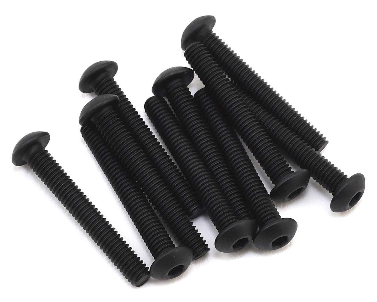 Losi Button Head Screws, Stl, BO, M4 x 30mm (10)