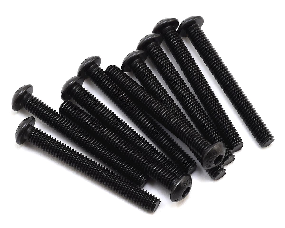 Losi Button Head Screws, Stl, BO, M4 x 35mm (10)