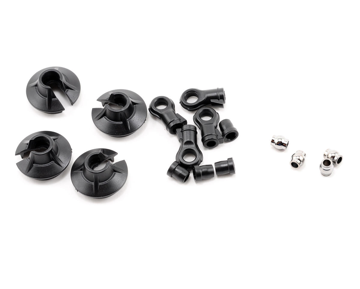 Losi 15mm Shock Ends, Cups, Bushing: 8B 2.0