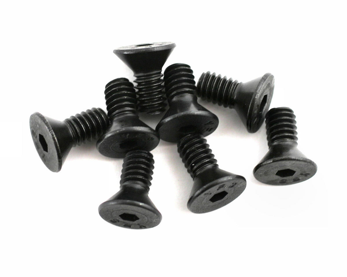 Losi 8-32 x 3/8 FH Screws (8)in