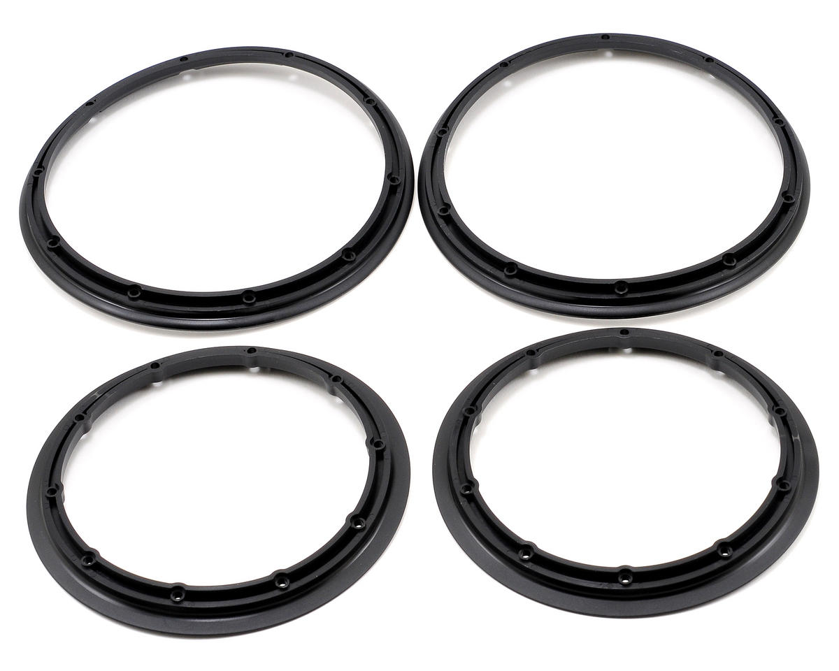 Losi Beadlock Set, Inner & Outer Black (2): 5IVE-T