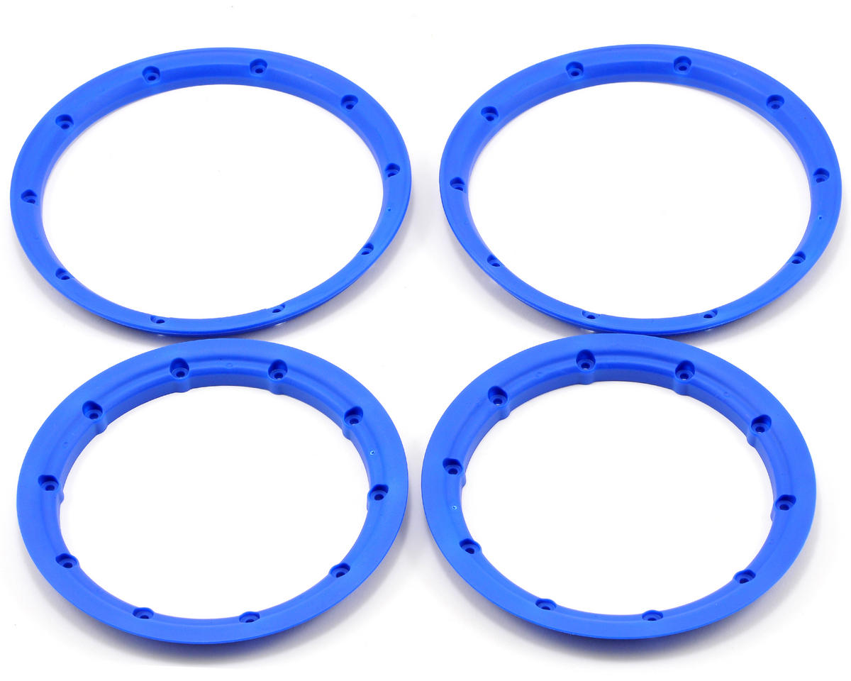 Losi Beadlock Set, Inner & Outer Blue (2): 5TT