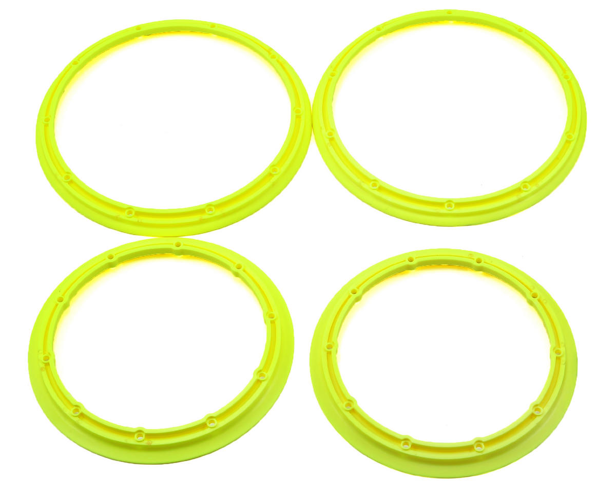 Losi Beadlock Set, Inner & Outer Yellow (2)- 5T