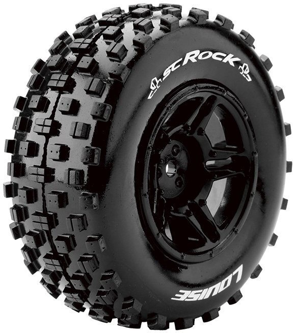 Louise RC Sc-Rock 1/10 Short Course Tires, Soft, 12, 14 & 17Mm Removable