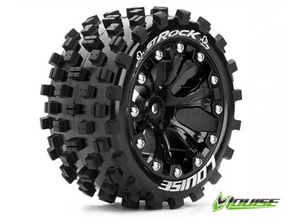 ST-Rock 2.8 Tyre w/rim Black BRG type"