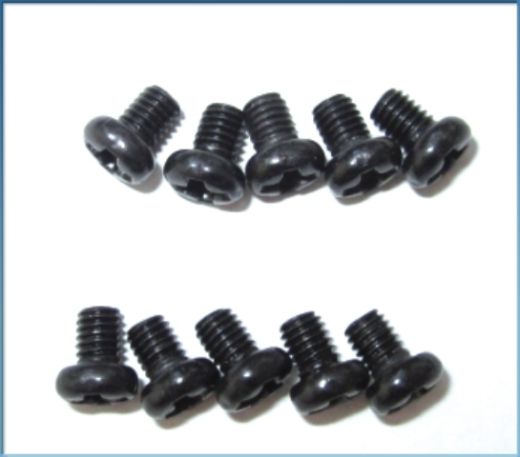 LRP M3x4mm Phillips Button Head Screw (10pcs)