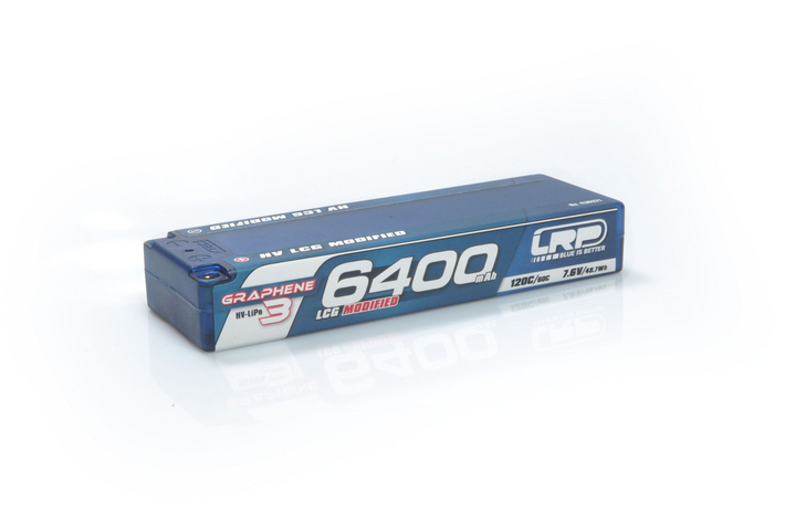 LRP HV LCG Modified GRAPHENE-3 6400mAh Hardcase Akku - 7.6V LiPo