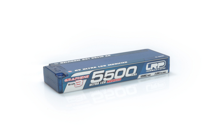 LRP HV Ultra LCG Modified GRAPHENE-3 5500mAh Hardcase Akku - 7.6