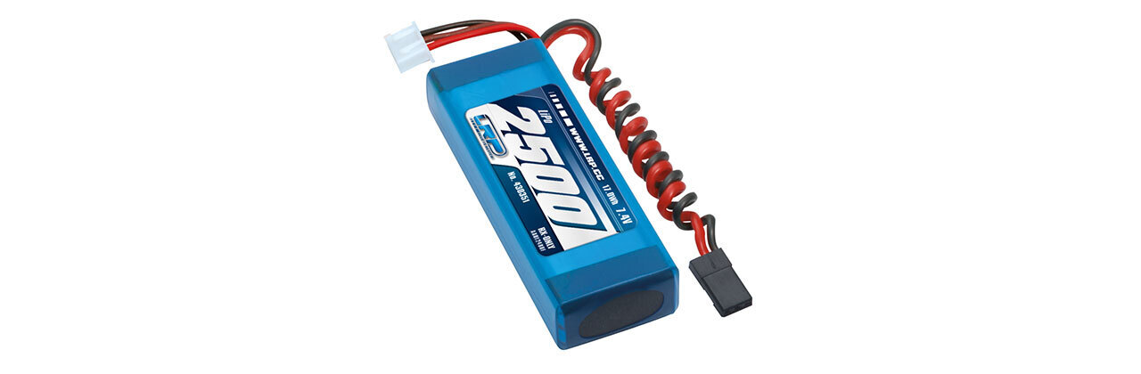 LRP LiPo 2500 RX-Pack 2/3A Straight - RX-only - 7.4V