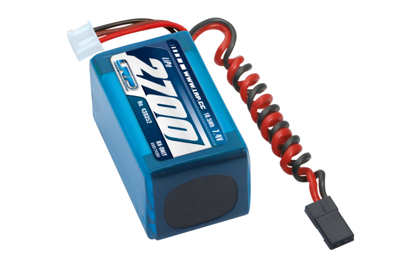 LRP LiPo 2700 RX-Pack 2/3A Hump - RX-only - 7.4V