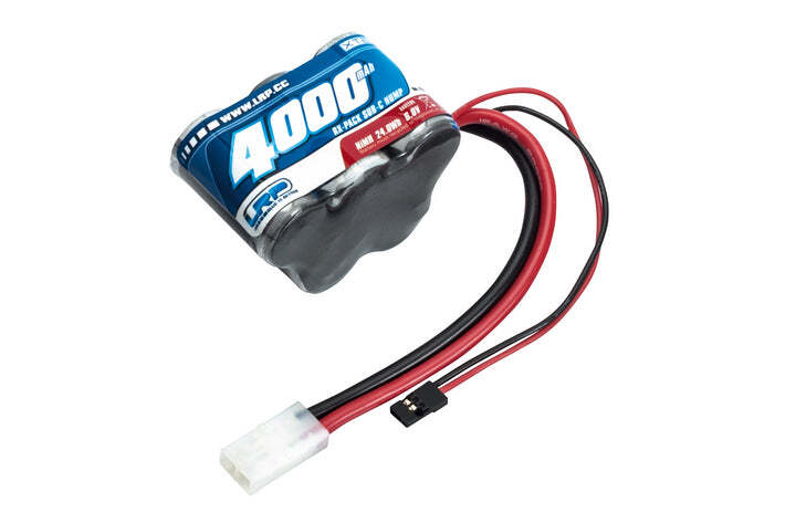 LRP XTEC 1/5 RX-pack Hump SubC NiMH - Tamiya/JR - 6.0V - 4000mAh