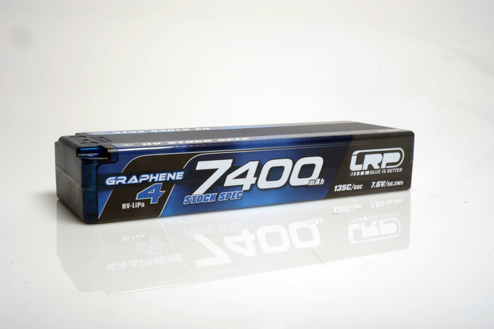 LRP HV Stock Spec GRAPHENE-4 7400mAh Hardcase Battery - 7.6V LiP