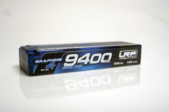 LRP HV Stock Spec GRAPHENE-4 9400mAh Hardcase battery - 7.6V LiP