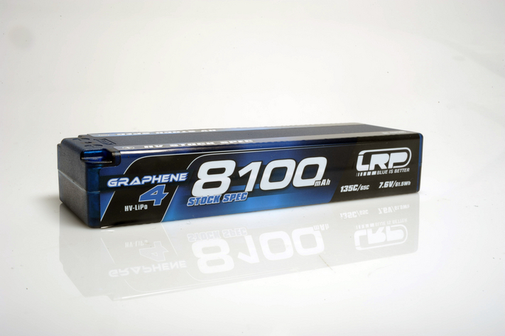 LRP HV Stock Spec GRAPHENE-4 8100mAh Hardcase battery - 7.6V LiP