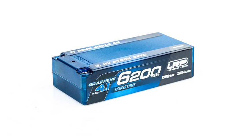 6200mAh Hardcase - 7.6V LiPo LRP HV Stock Spec Shorty GRAPHENE-4.1 - 135C/65C