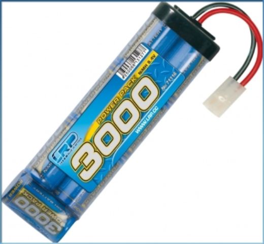 LRP Power Pack 3000 - 8.4V - 7-cell - Tamiya/JST plug - NiMH Sti