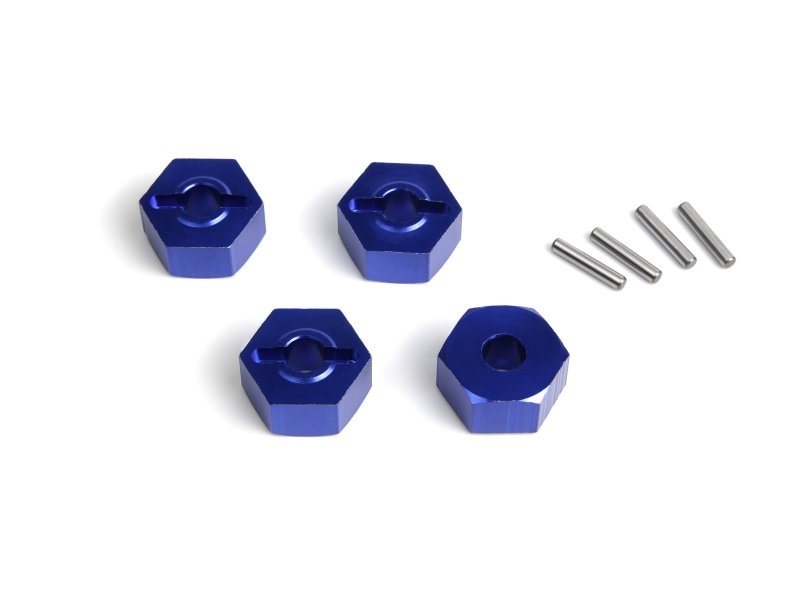 Maverick Aluminium 14mm Hex Hub Set (Blue/4pcs)