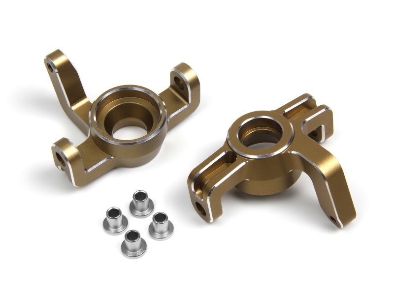 Maverick Aluminium Steering Spindle Set (Gold/Left/Right)