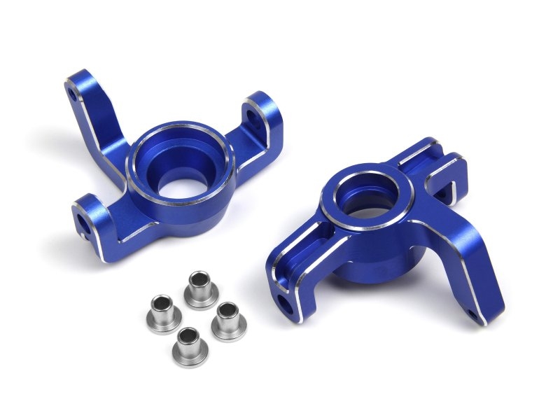 Maverick Aluminium Steering Spindle Set (Blue/Left/Right)