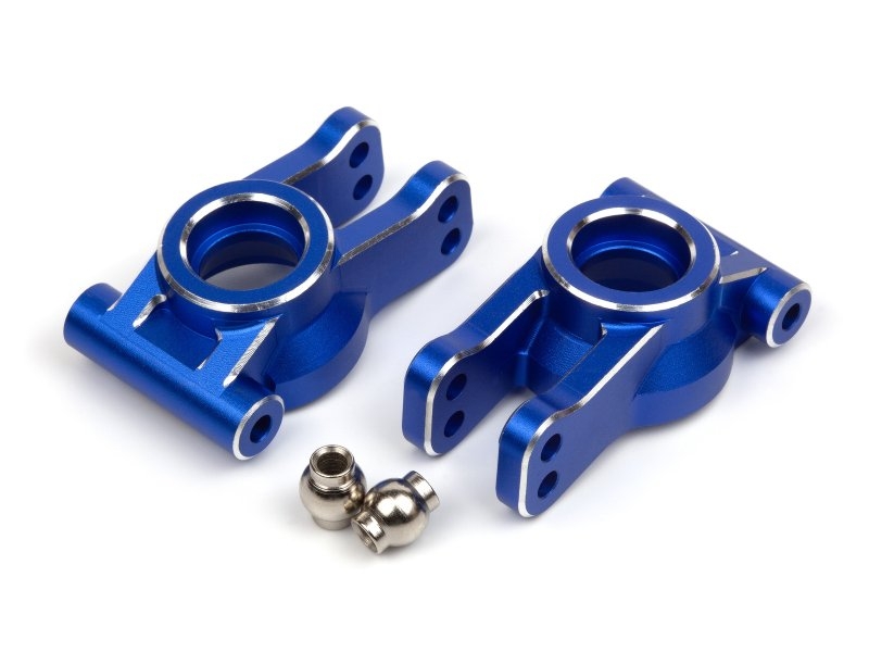 Maverick Aluminium Rear Hub Set (Blue/2pcs)