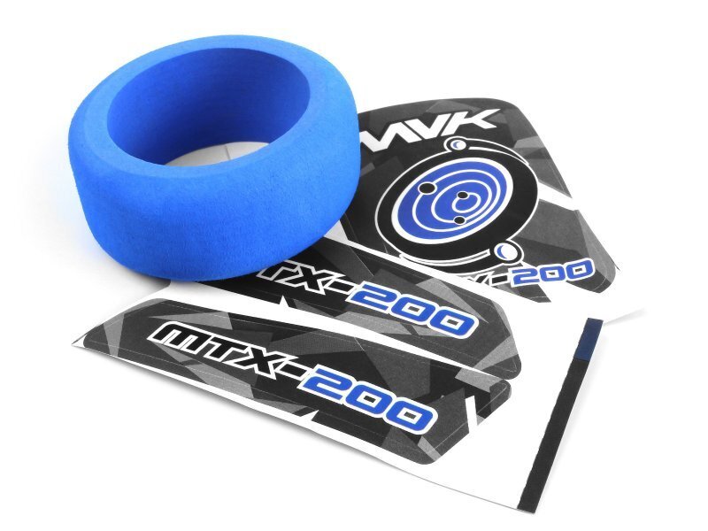 Maverick Atom Transmitter Wheel Foam & Decals (Blue)