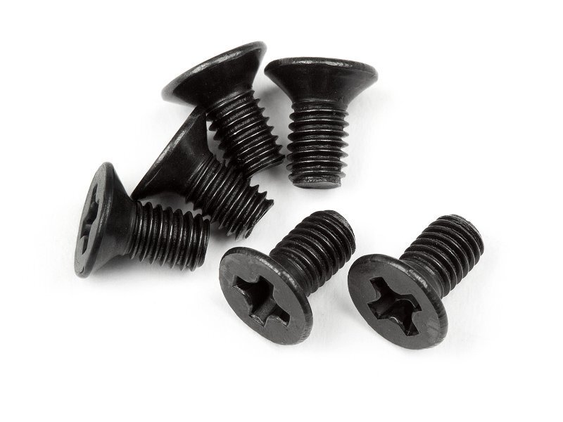 MV28037 - Flat Head Screw M3 x 6mm 6Pcs