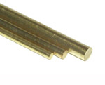 KS9865 ROUND BRASS ROD  (300mm) 3MM DIAMETER (3 PIECES)