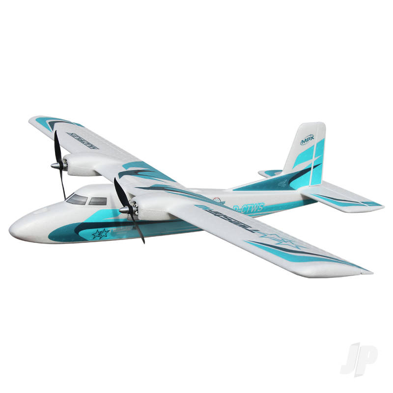 Multiplex TwinStar ND RC Plane, Receiver Ready