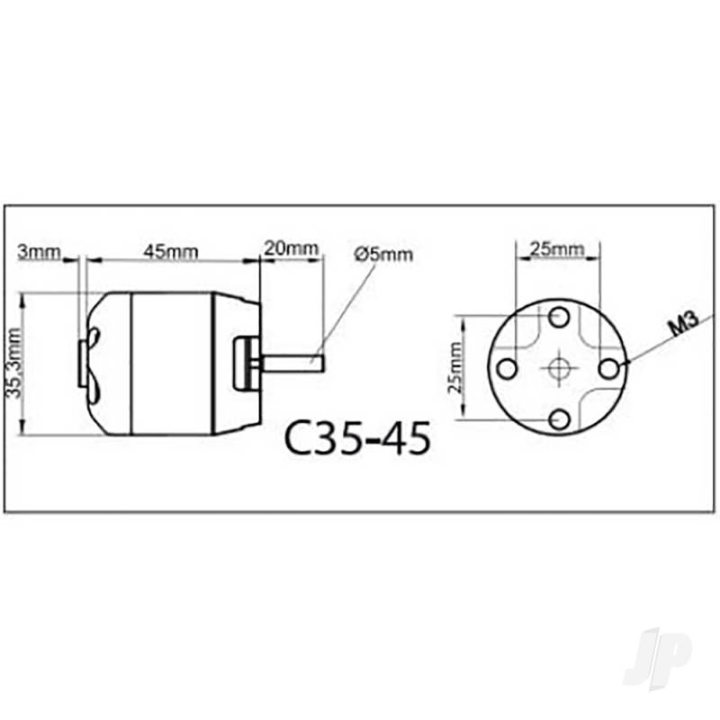 Multiplex Roxxy C35-48 1150kv Brushless Motor