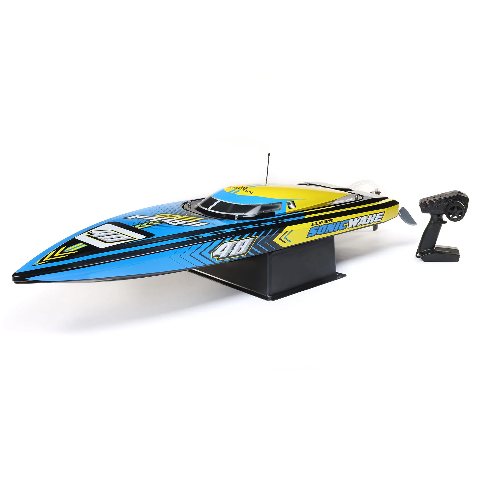 ProBoat Super Sonicwake 48inch 8S Self Righting Brushless RC Boat, RTR