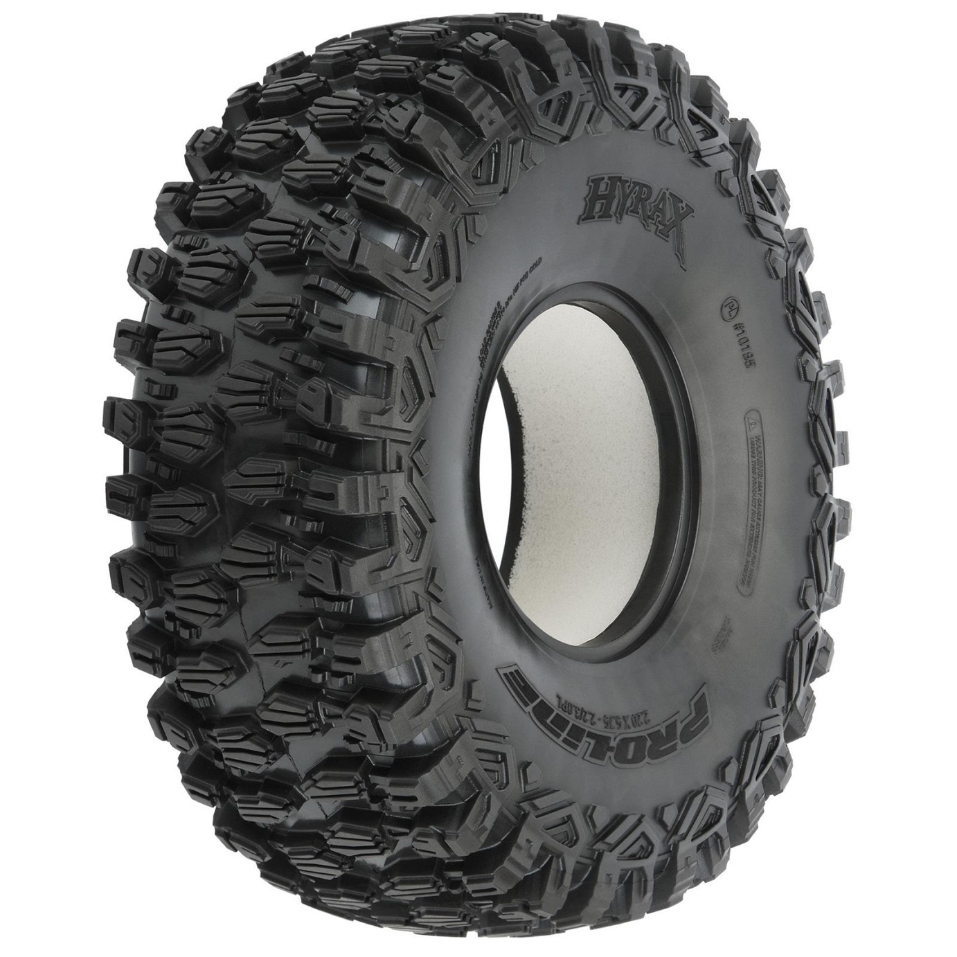 Proline Hyrax U4 2.2in/3.0in Predator Rock Racer Tyres, F/R, PR1