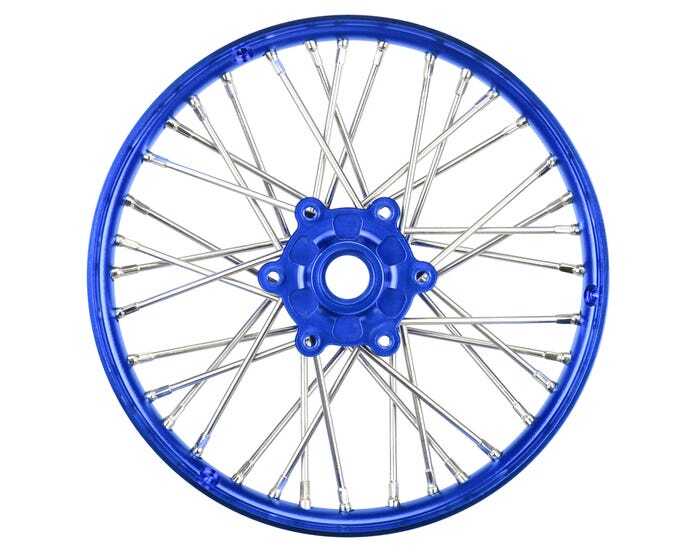 Proline 1/4 Pro-Spec Aluminium V2 Bead Front Wheel, Assembled, Blue, Promoto-MX