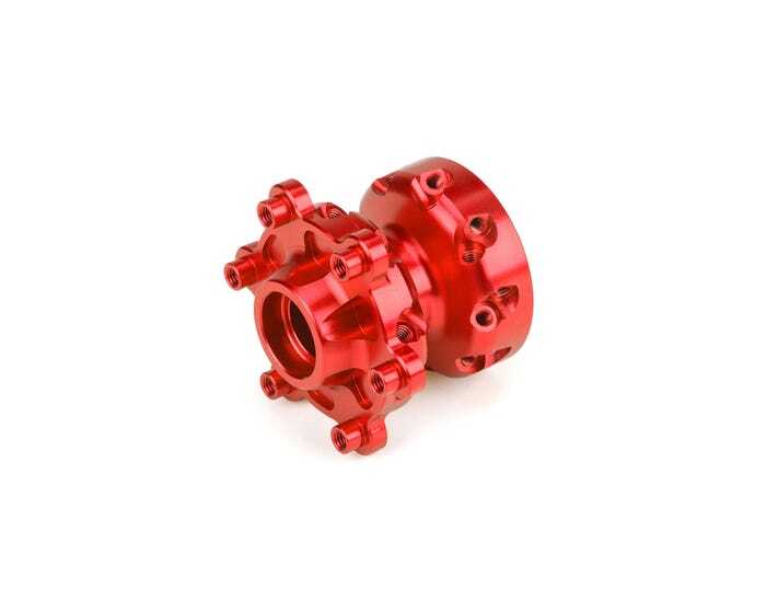 Proline Pro-Spec Aluminium Front Hub, Red, Promoto-MX