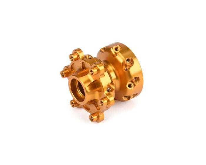 Proline Pro-Spec Aluminium Front Hub, Gold, Promoto-MX