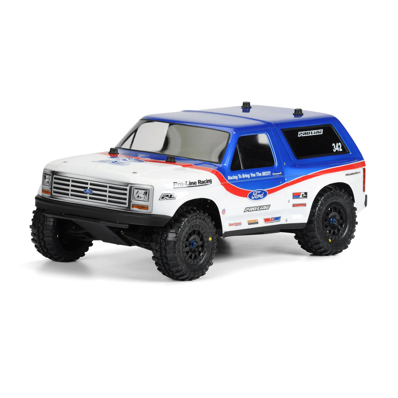 Proline 1981 Ford Bronco Clear Body, PRO-2 SCT, Slash, PR3423-00