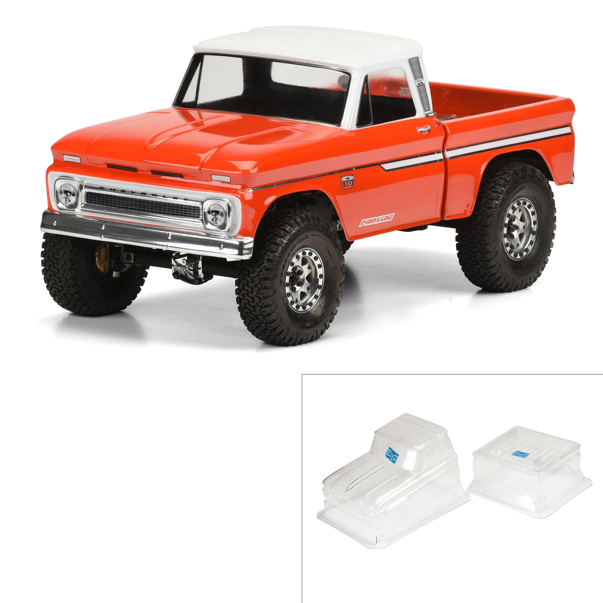 Proline 1966 Chevy C 10 Clear Body Trail Honcho 12.3 PR3483 00 Supercheap Hobbies