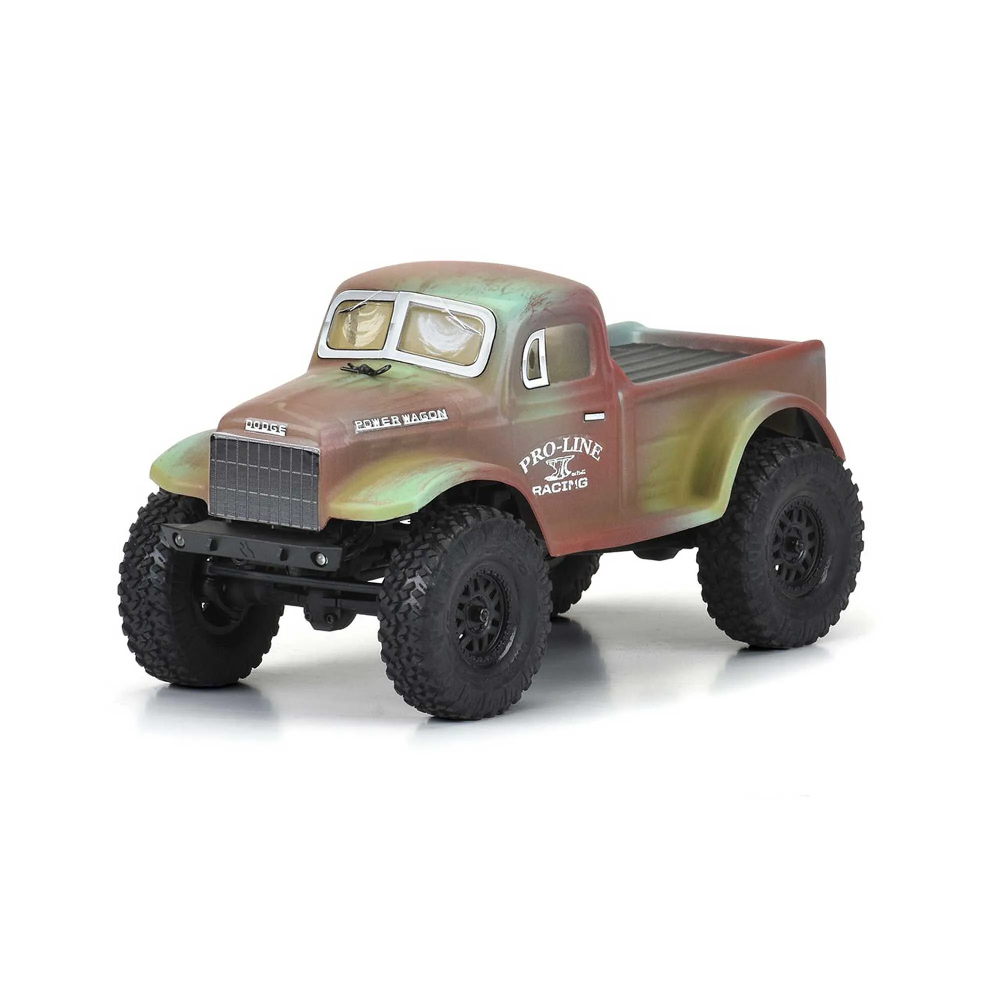 Proline 1946 Dodge Power Wagon Clear Body, SCX24 JLU,