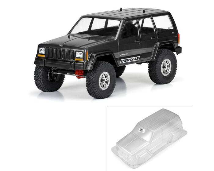 Proline 2001 Jeep Cherokee Clear Body suit 313mm Crawlers