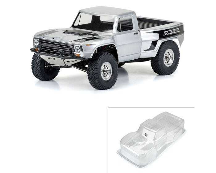 Proline 1967 Ford F-100 Pre-Runner Clear Body suit 313mm Crawlers