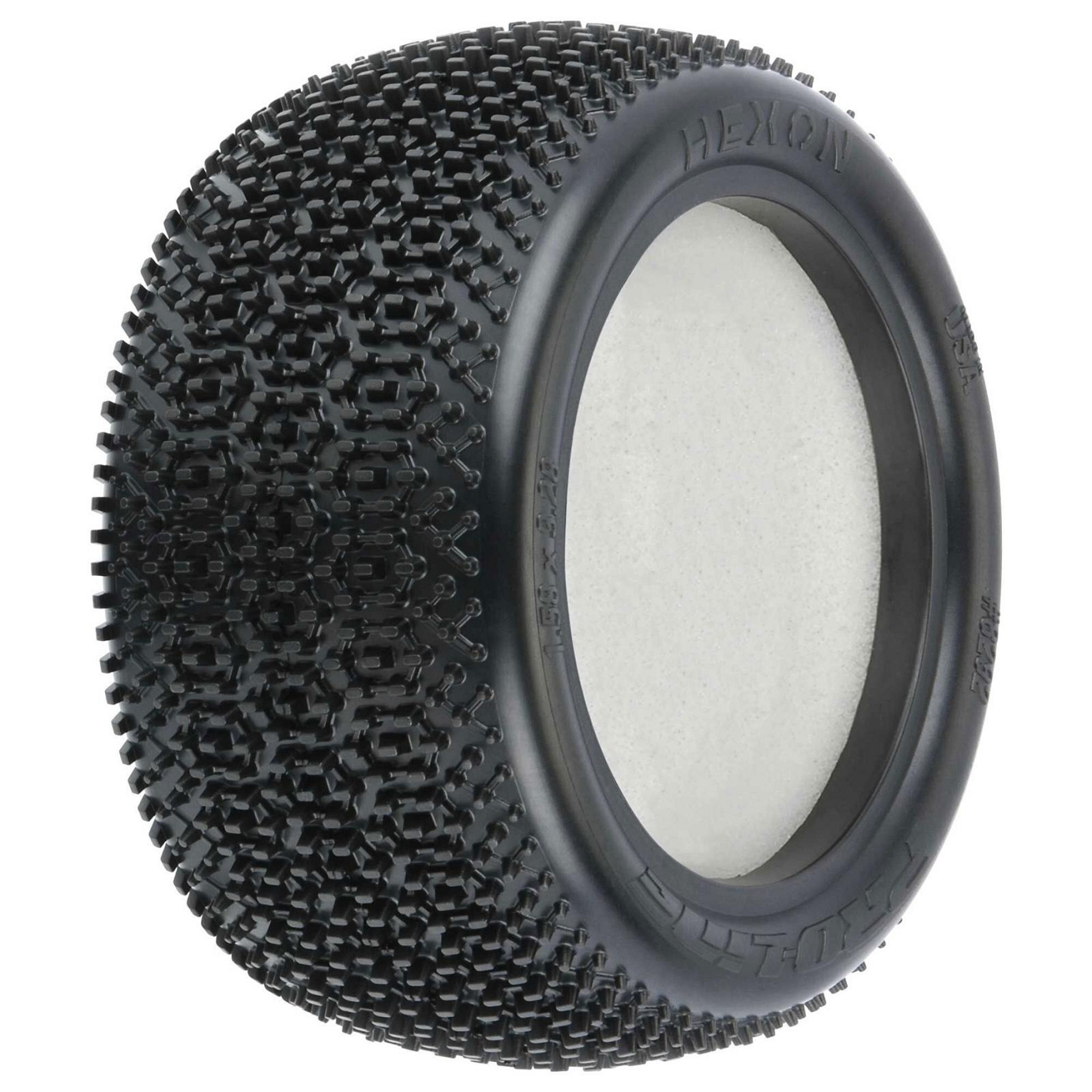 Proline 1/10 Hexon CR4 Rear 2.2in Carpet Buggy Tyres, 2pcs