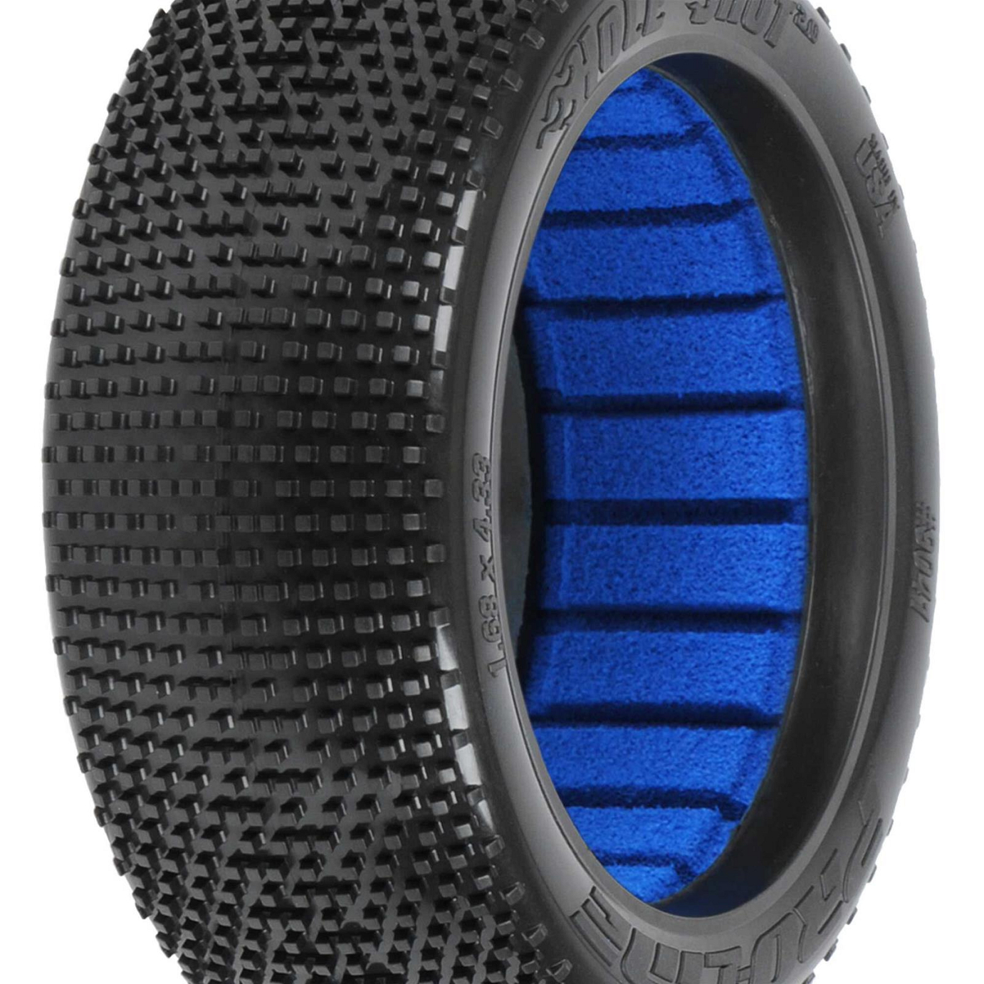 Proline 1/8 Hole Shot 2.0 S4 Front/Rear Off-Road Buggy Tyres, 2p