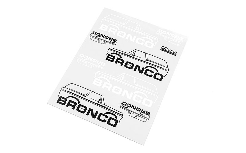 Body Decals for Traxxas TRX-4 '79 Bronco Ranger XLT (Style B)