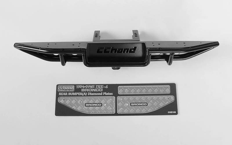 CCHAND 3RC4WD Ranch Rear Step Bumper for Traxxas TRX-4 '79 Bronc