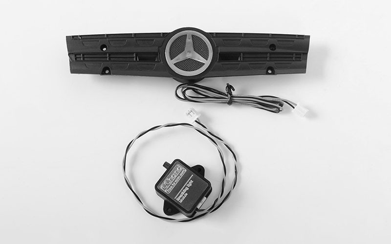 Ambient Light Grill Logo W/Strobe Effect Unit for Mercedes-Benz