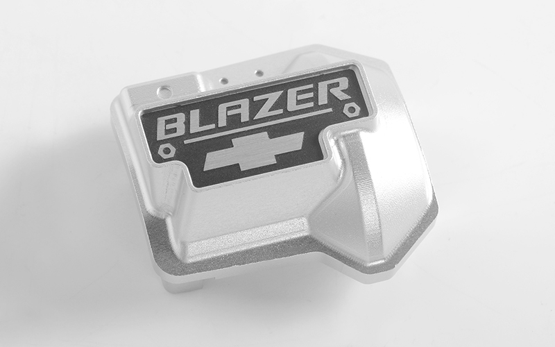 Aluminum Diff Cover for Traxxas TRX-4 Chevy K5 Blazer (Silver)