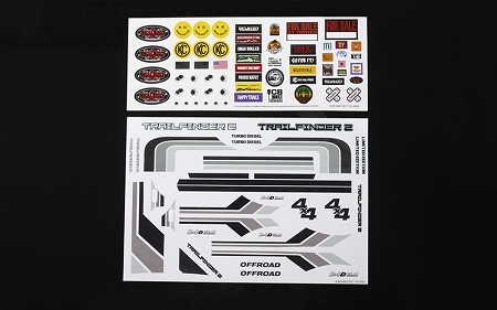 Complete Graphic Decal Set for Mojave II 2/4 Door Body