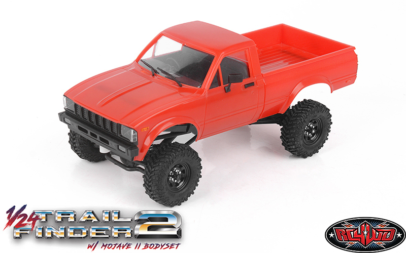 RC4WD 1/24 Trail Finder 2 RTR W/ Mojave II HardBody Set (Red)