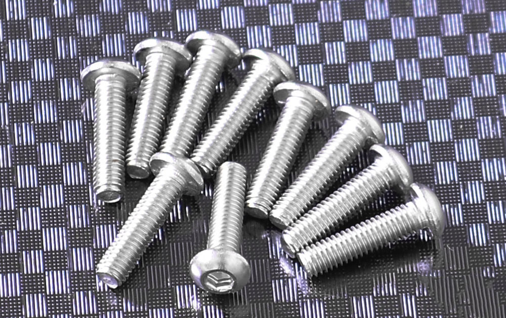 Button Head Cap Screws M3 x 12mm (10)